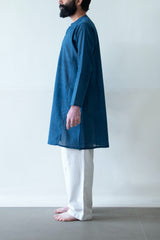 JAALI KURTA Ocean Blue