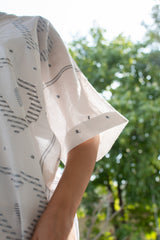 I HEART NILA KAFTAN Cloud White