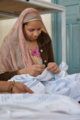 I HEART NILA KAFTAN Cloud White