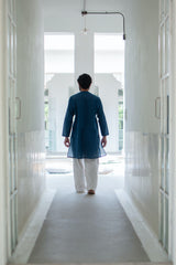 JAALI KURTA Ocean Blue