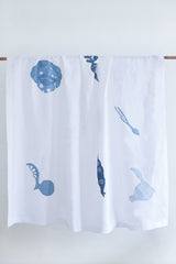 Market Tablecloth Indigo