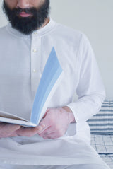 JAALI KURTA Cloud White