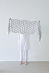 MALKHA SCARF WHITE