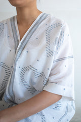 I HEART NILA KAFTAN Cloud White