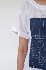 I HEART NILA INDIGO T SHIRT