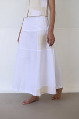 KORA PATCHES KANTHA SKIRT