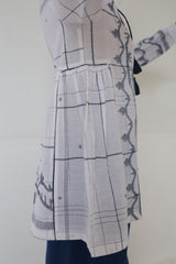 Tassel Tie Blouse Indigo