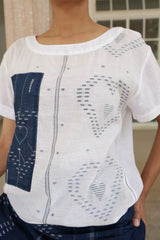 I HEART NILA INDIGO T SHIRT