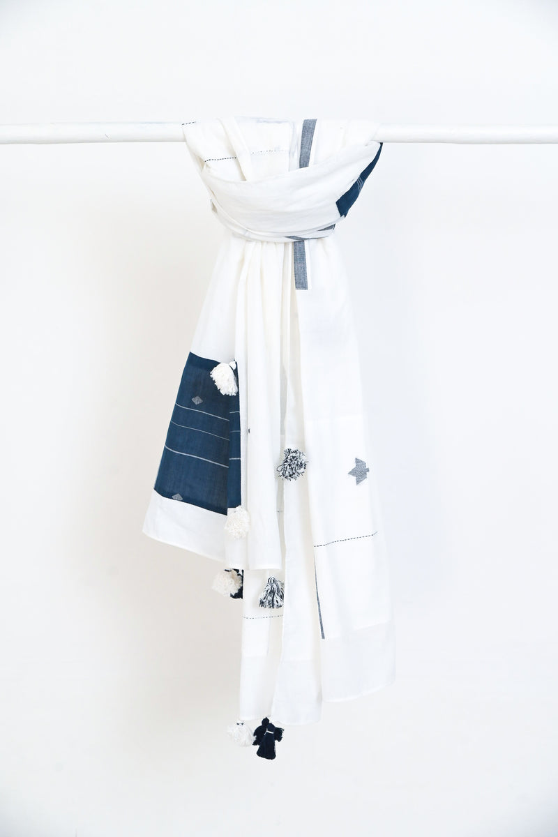 I HEART NILA SCARF INDIGO