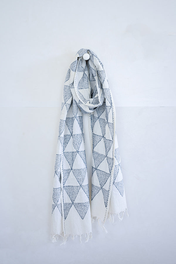 MALKHA SCARF WHITE