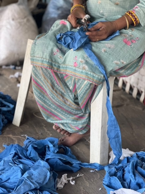 Plastic Trash Rug (ZERO WASTE RUG 02 – Lady Bamford Foundation)