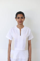 KORA PATCHES KANTHA TOP
