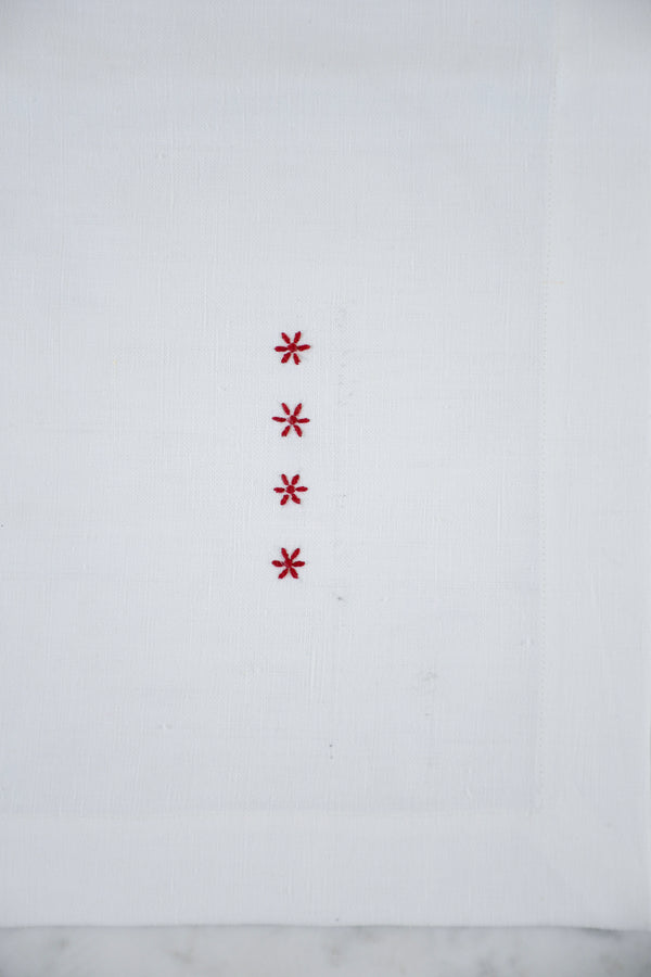 MEMORIES NAPKIN RED
