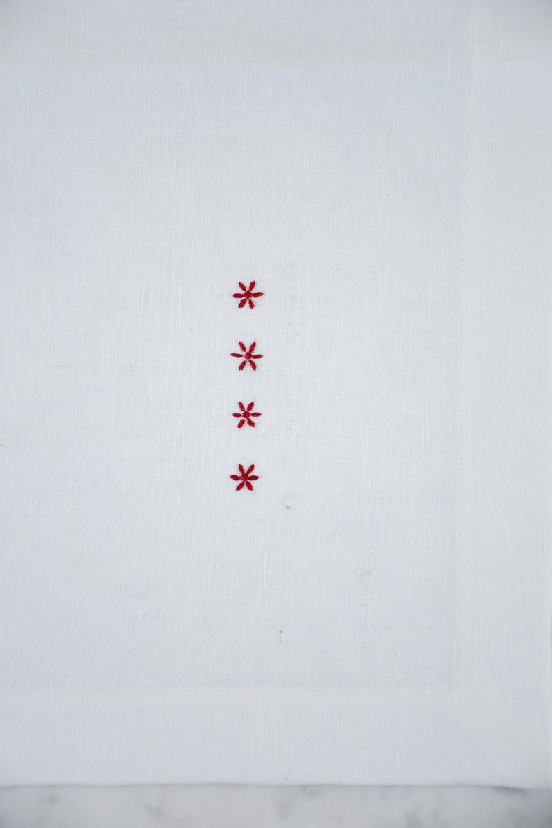 MEMORIES NAPKIN RED