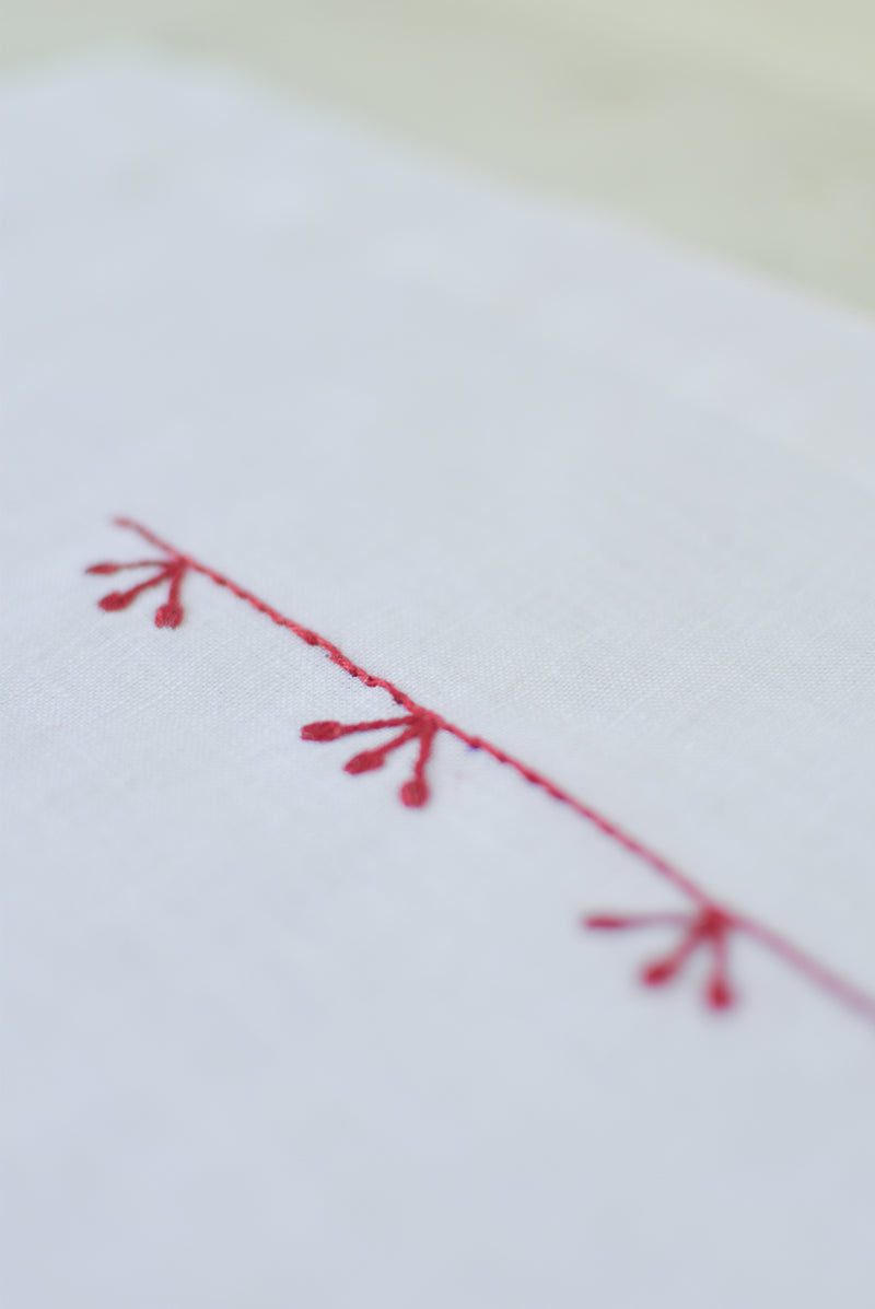 MEMORIES NAPKIN RED