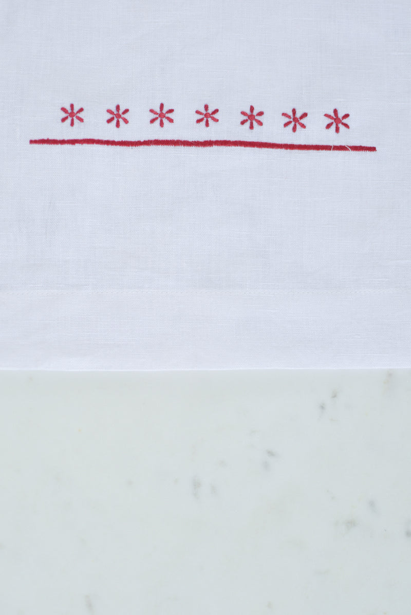 MEMORIES NAPKIN RED