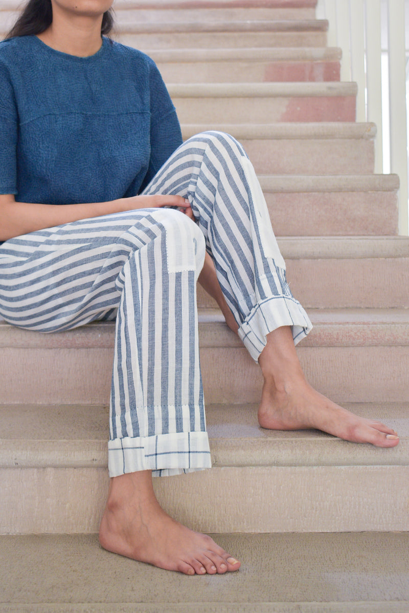 PATCHWORK LOUNGERS INDIGO