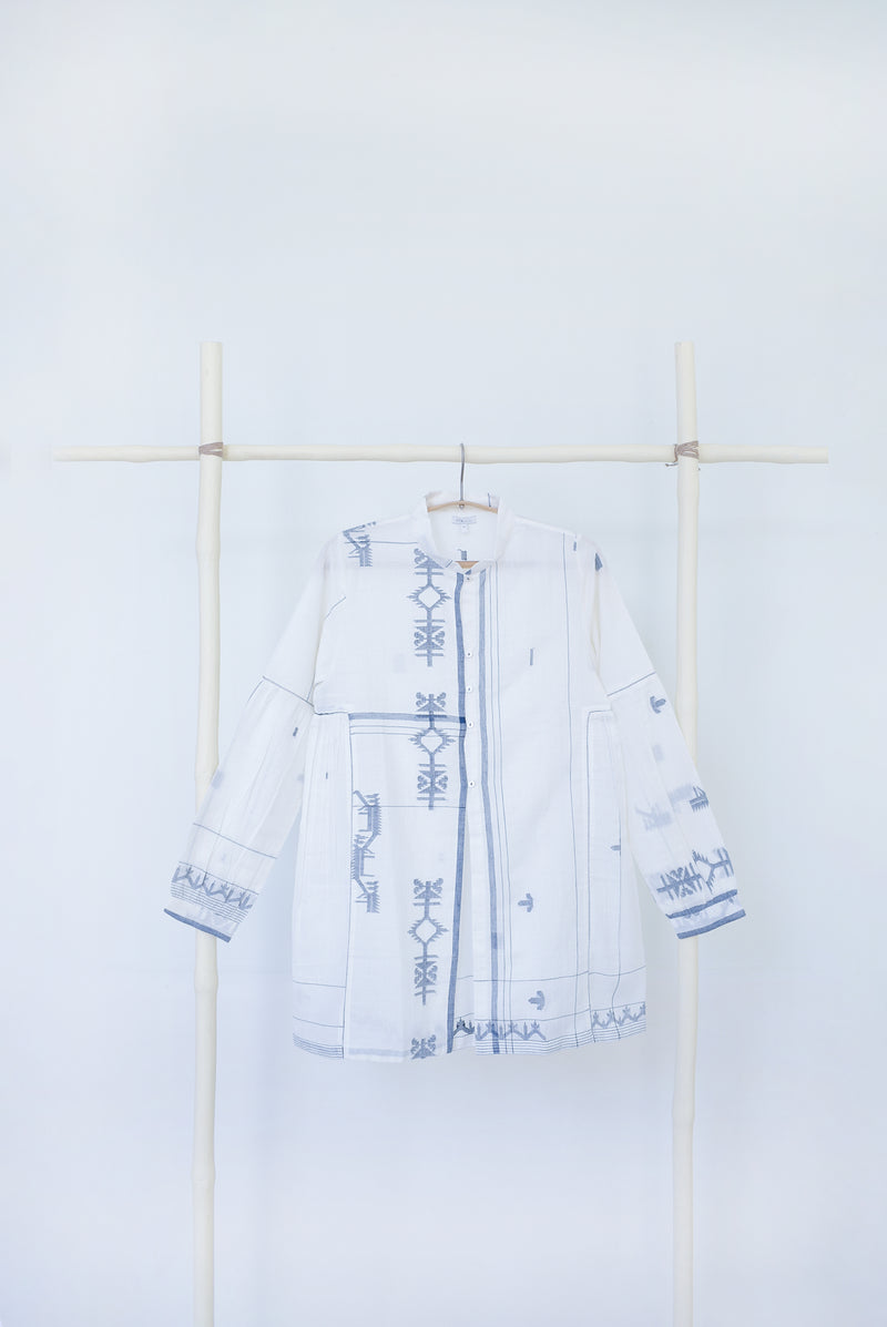 VILLAGE BLOUSE INDIGO