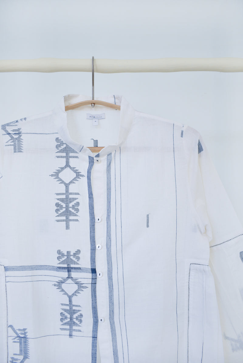 VILLAGE BLOUSE INDIGO