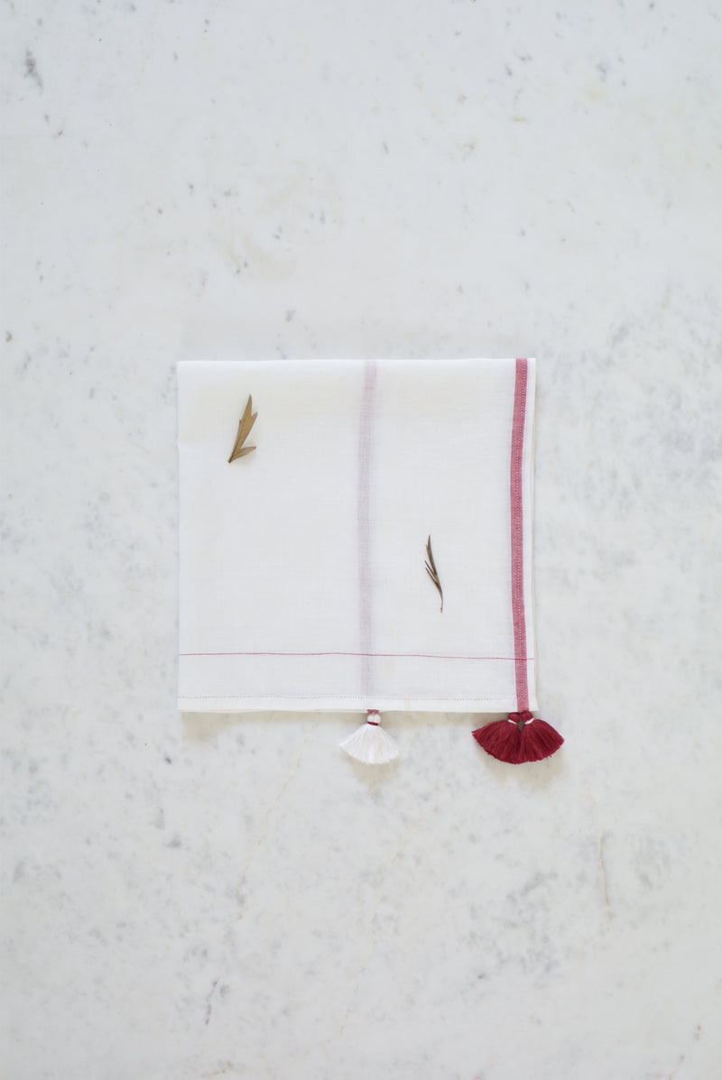 MARGIN NAPKIN RED