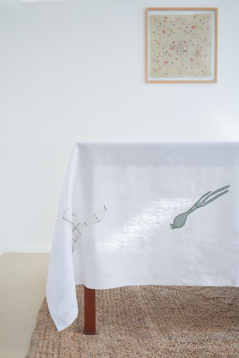 MARKET TABLECLOTH GREEN