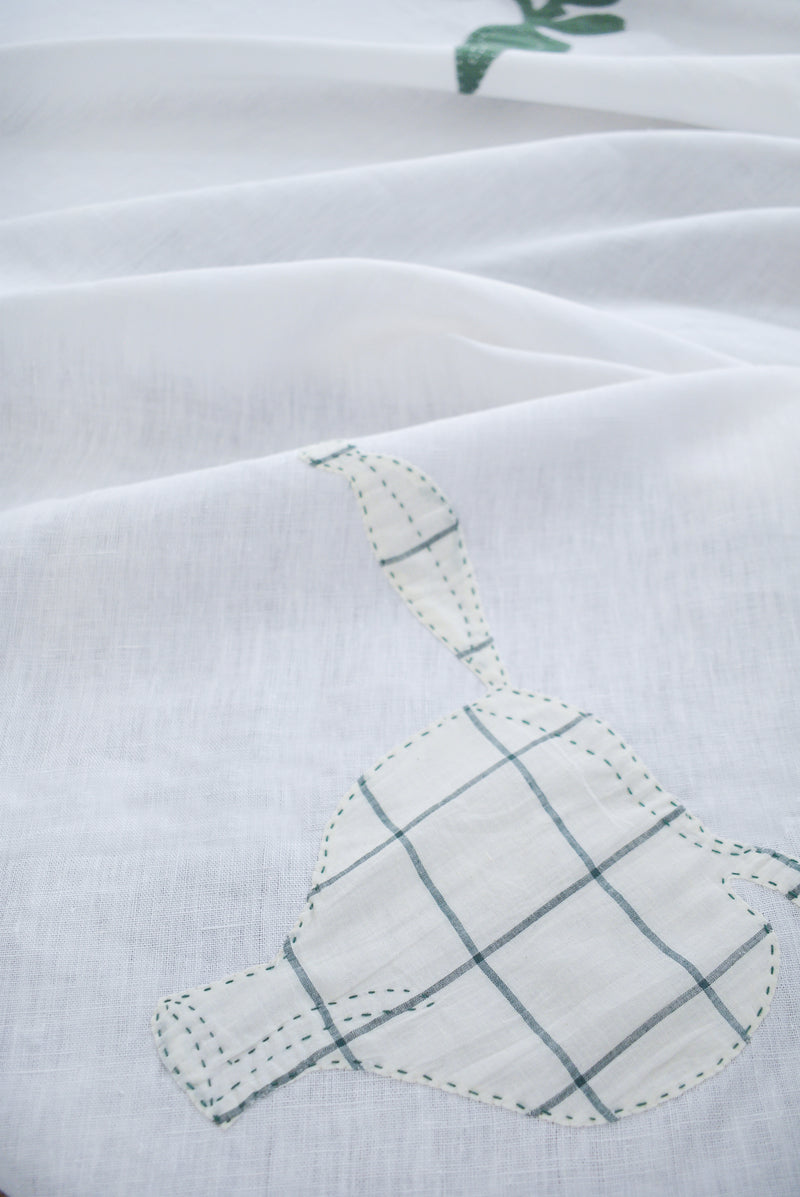 MARKET TABLECLOTH GREEN