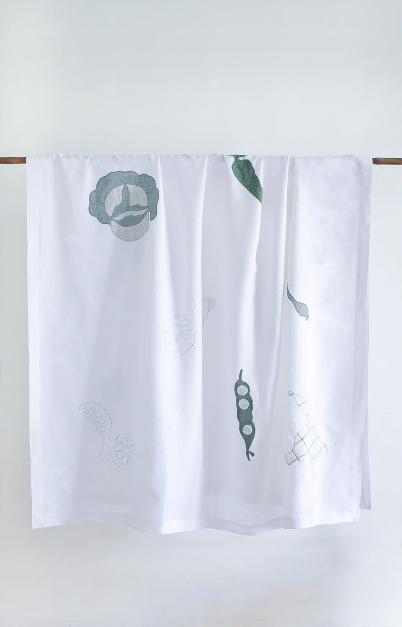 MARKET TABLECLOTH GREEN
