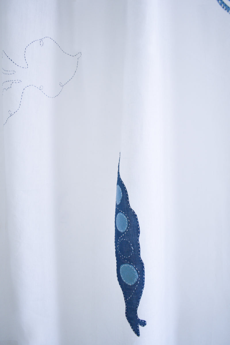 MARKET TABLECLOTH, INDIGO
