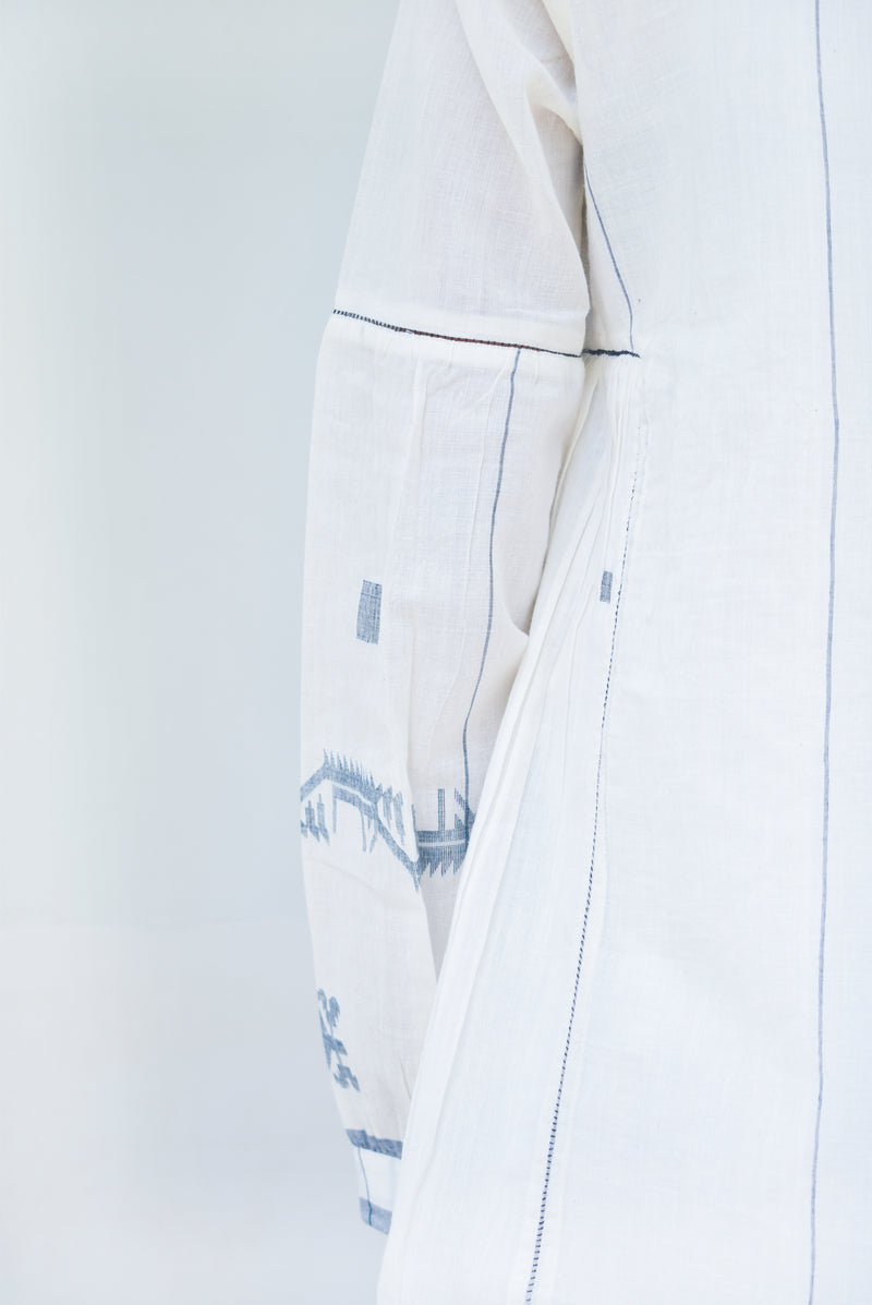 VILLAGE BLOUSE INDIGO