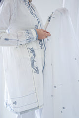 VILLAGE BLOUSE INDIGO