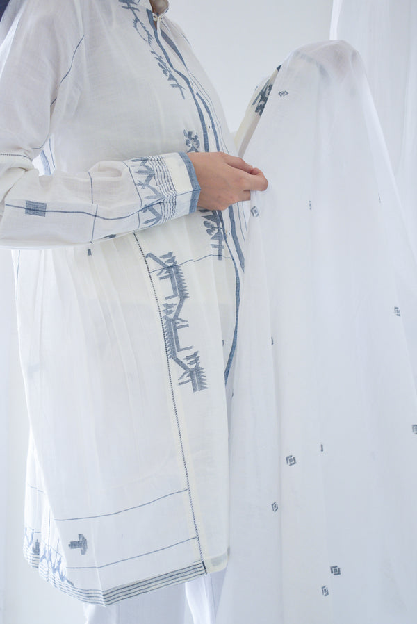 VILLAGE BLOUSE INDIGO