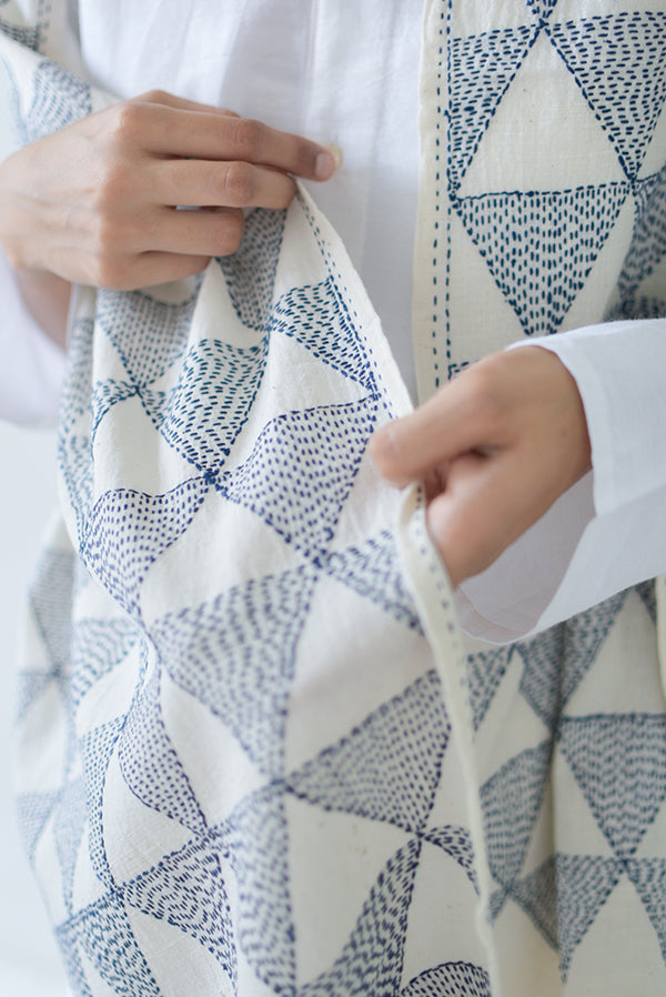 MALKHA SCARF WHITE