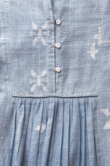 SKY JAMDANI DRESS