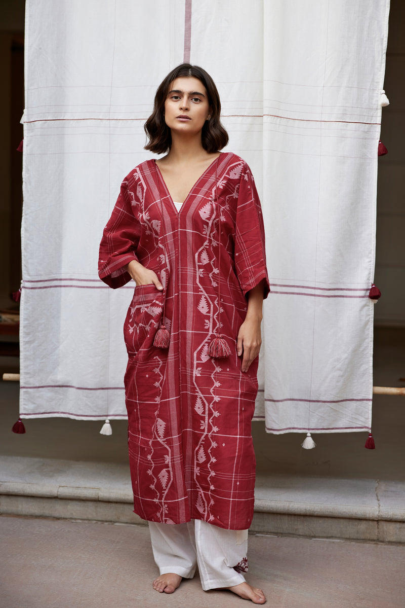 CHERRY KAFTAN - RED