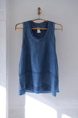 SILK DOUBLE TANK TOP IN SHADE 3 & 4