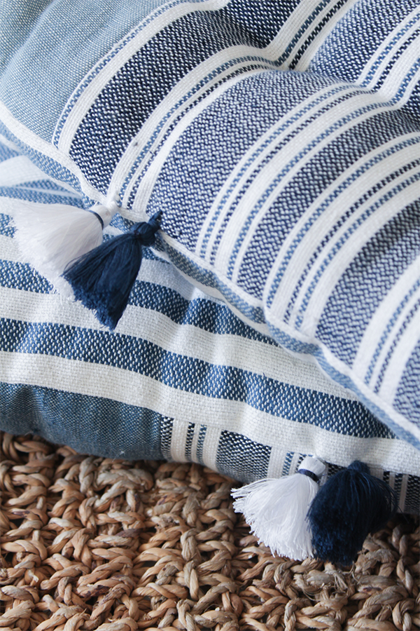 DHABA CUSHION (IN BLUE)