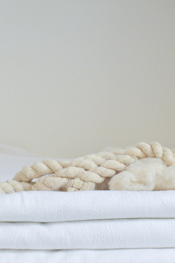 20's Handloom Cotton (White)