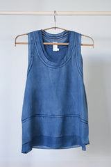 SILK DOUBLE TANK TOP IN SHADE 3 & 4