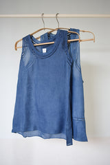 SILK DOUBLE TANK TOP IN SHADE 3 & 4