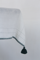 MARGIN TABLECLOTH GREEN