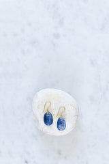 Nila x Pippa Small Kyanite Drop Earrings