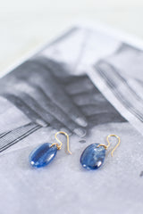 Nila x Pippa Small Kyanite Drop Earrings